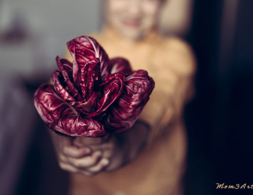 Radicchio rosso, mazzo di fiori